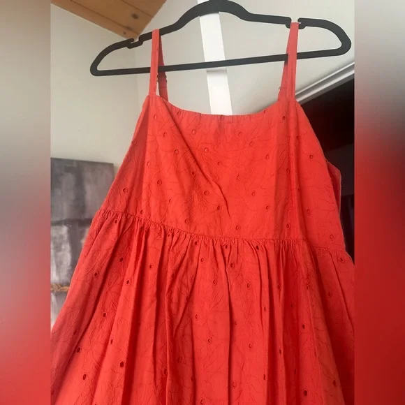 Madewell Eyelet Summertime Cami Midi Dress XL - Picture 4 of 5